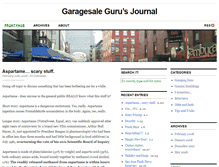 Tablet Screenshot of journal.garagesale-guru.com